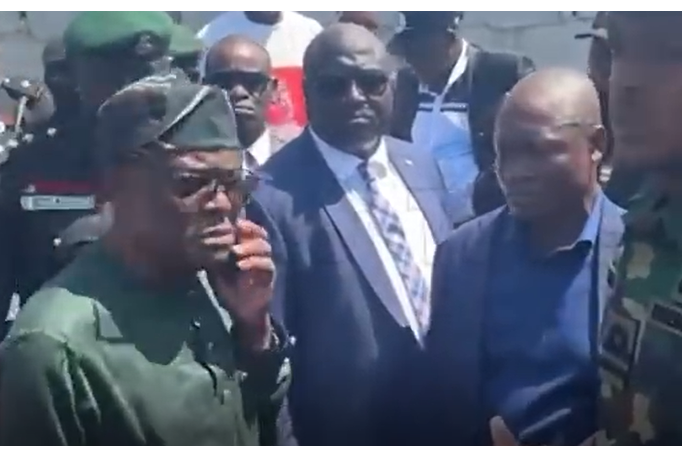 wike confronts soldiers